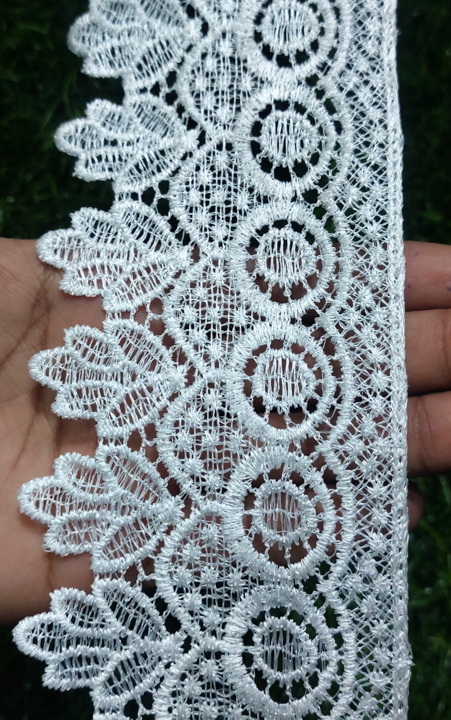 White GPO Lace (9.5 Meter)