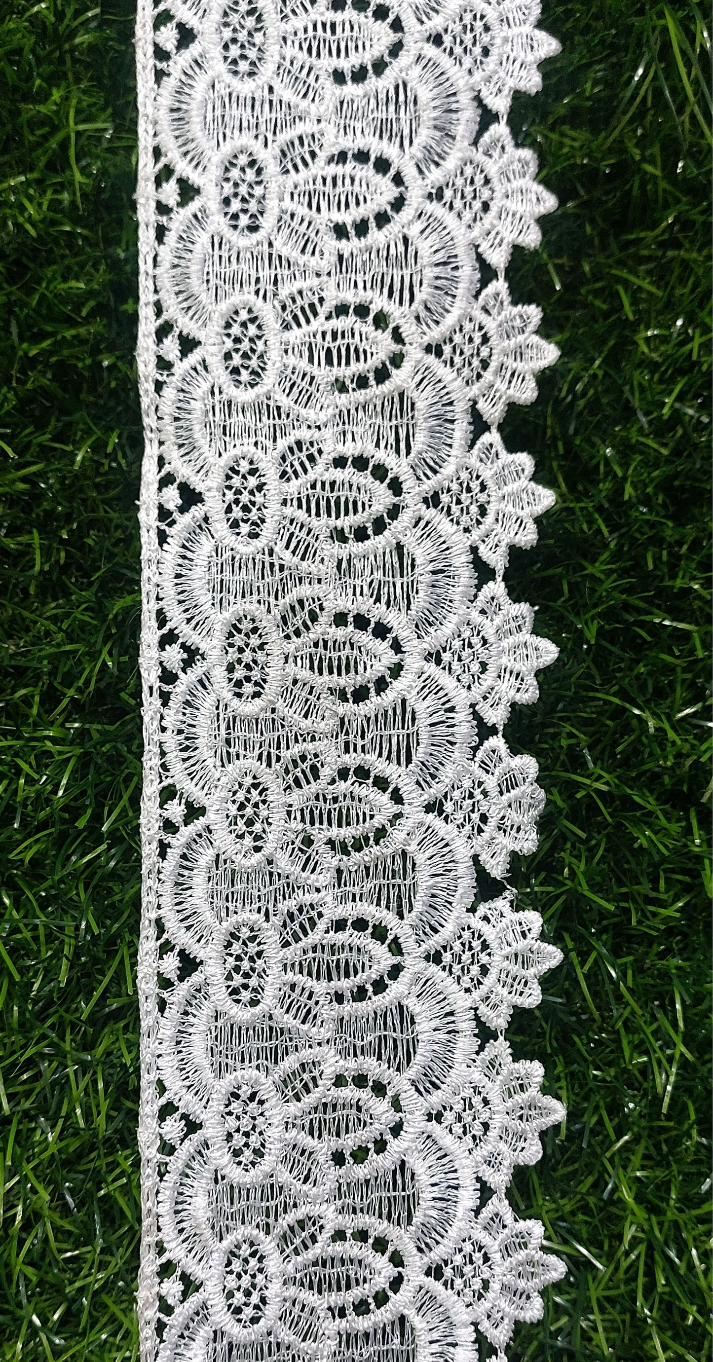 White GPO Lace (9.5 Meter)