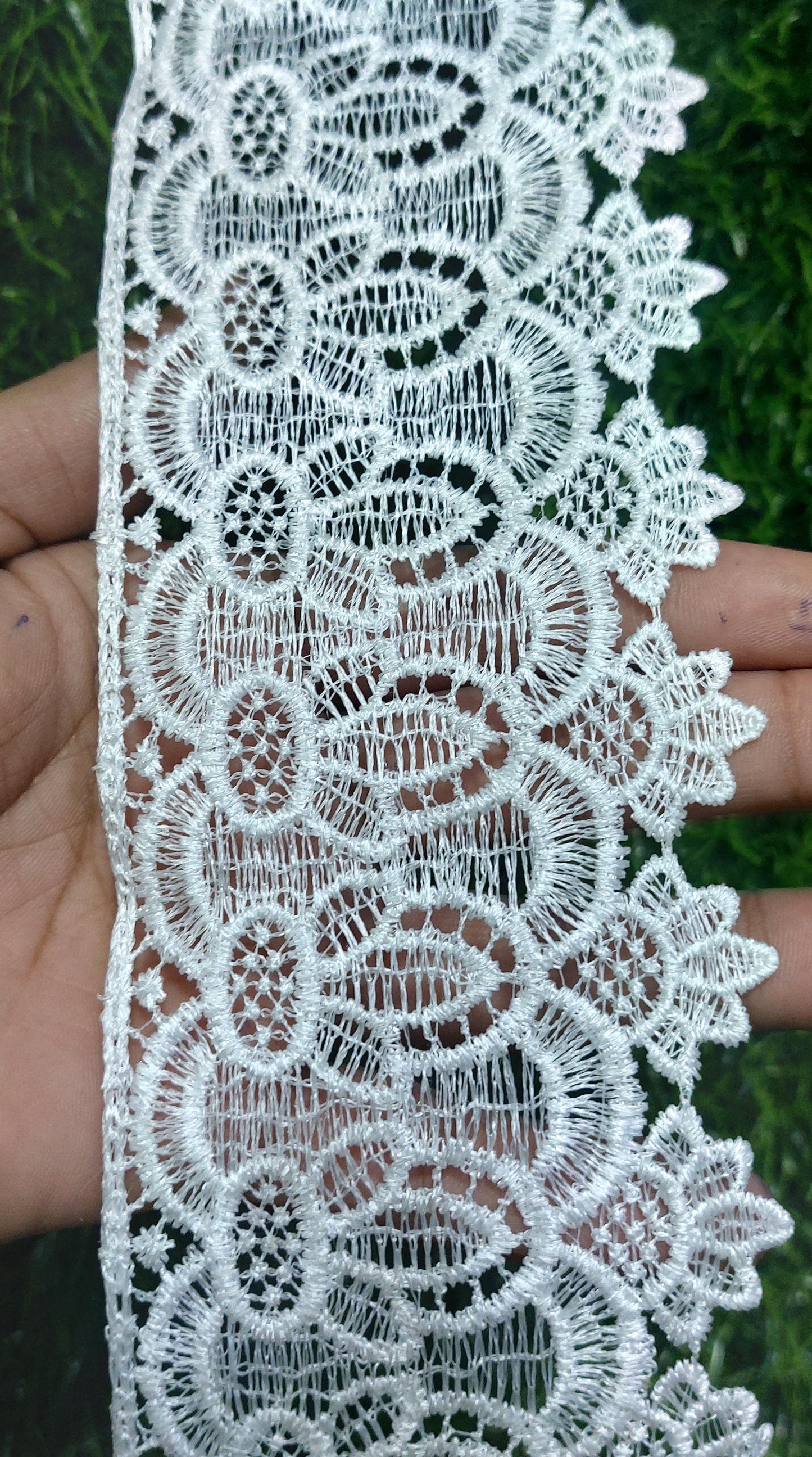 White GPO Lace (9.5 Meter)