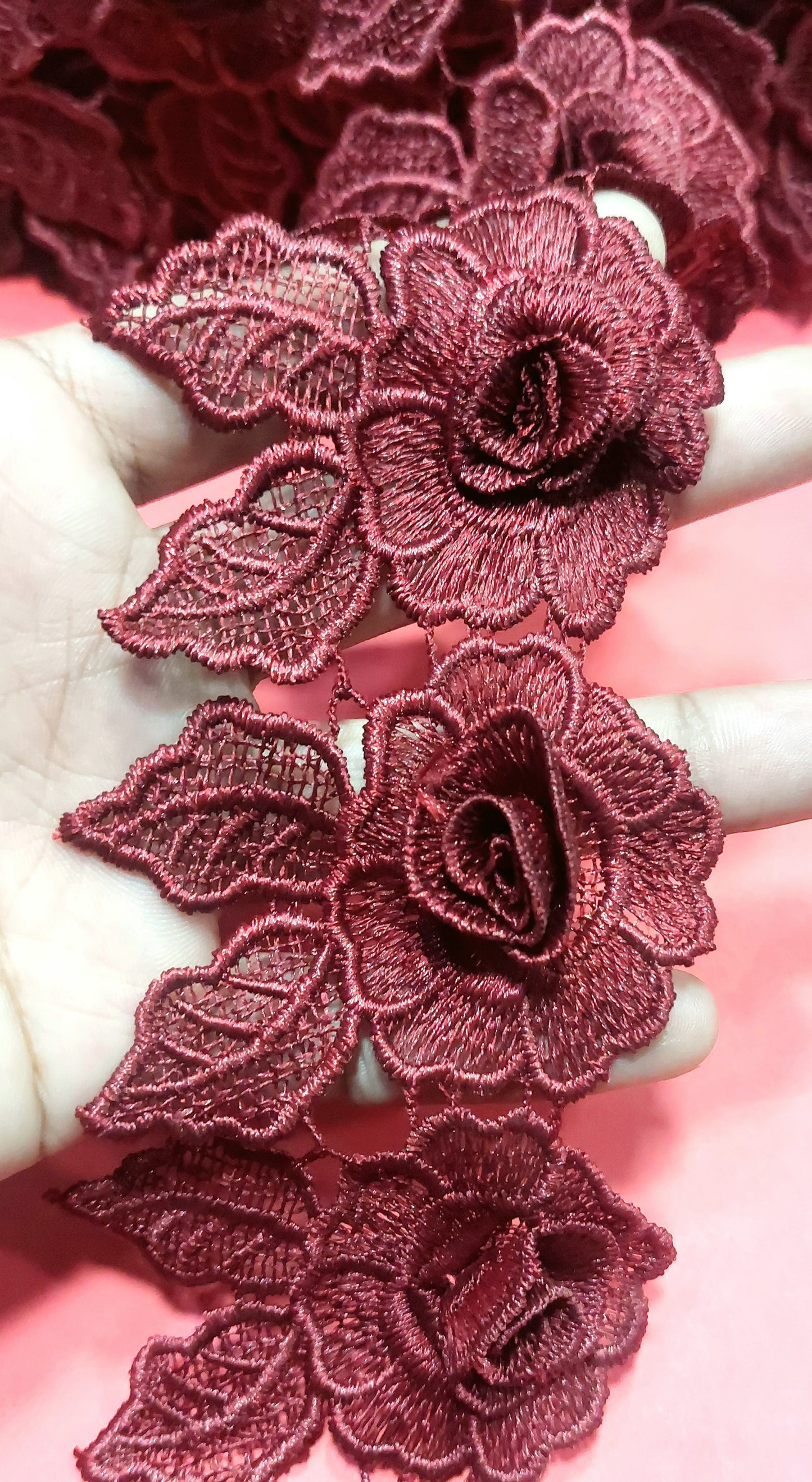 3D Flower Lace (4.5 Meter)