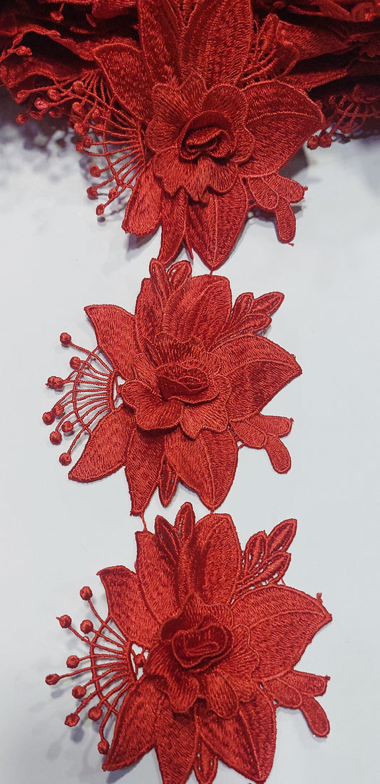 3D Flower Lace (4.5 Meter)